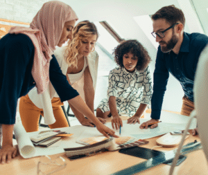 Entrepreneur using business funding for growth to expand operations through multiple stages