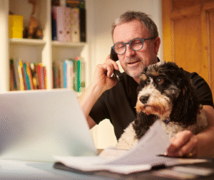 Spartan Capital funding specialists meeting with small business owners to discuss funding opportunities